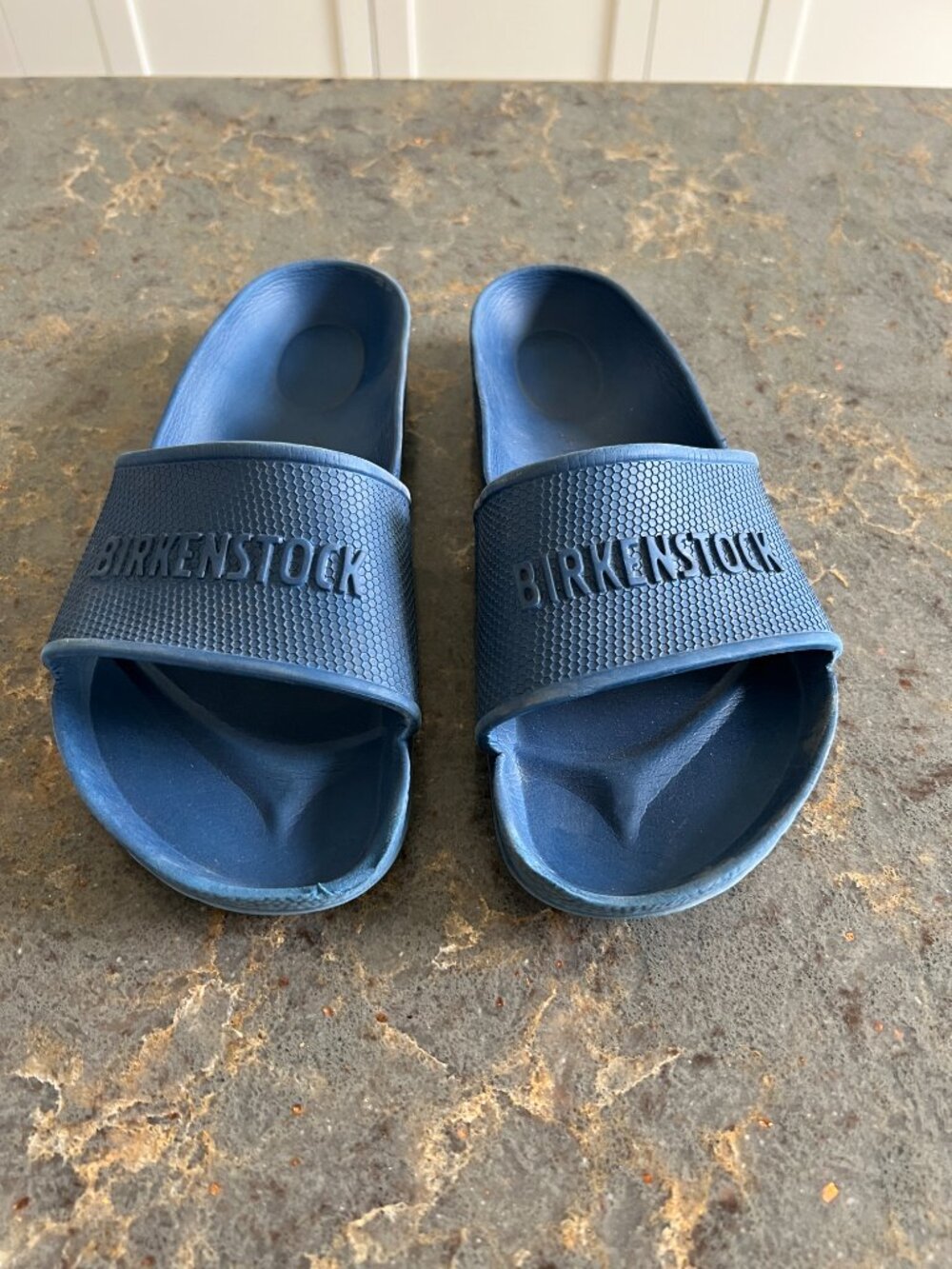Birkenstock Barbados EVA Slides Kids Size 4 Navy Blue Sandals